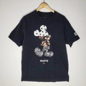 Neff x Disney Stars and Paisley Pattern Mickey Mouse Graphic Shirt L